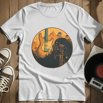 Yin Yang Guitars T-Shirt - White