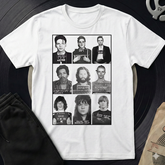 Famous Mugshot T-Shirt - White