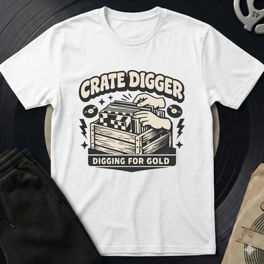 Digging For Gold T-Shirt - White