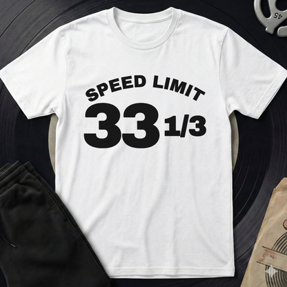 Speed Limit T-Shirt - White