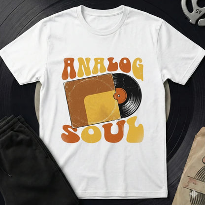 Analog Vinyl Soul T-Shirt - White