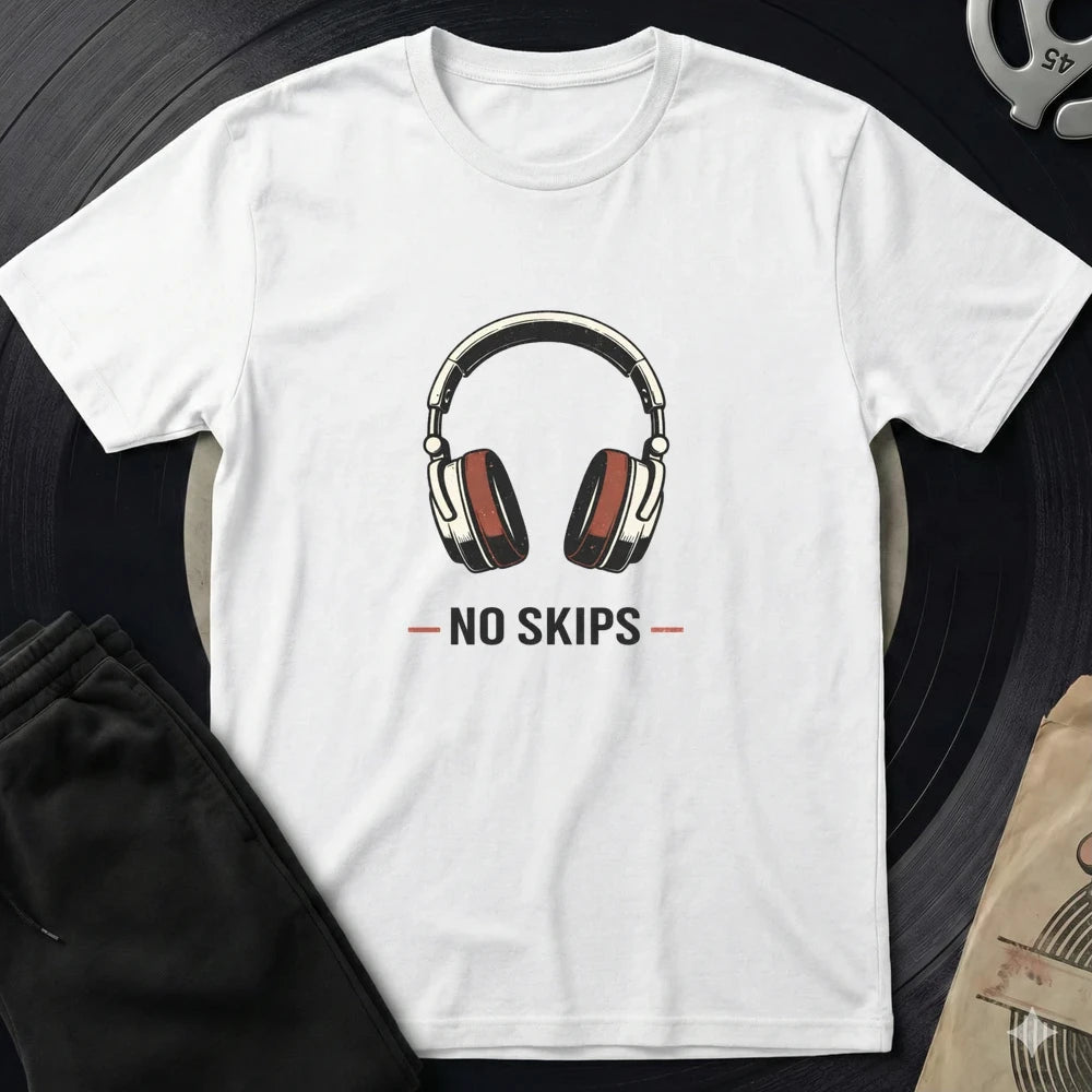No Skips T-Shirt - White