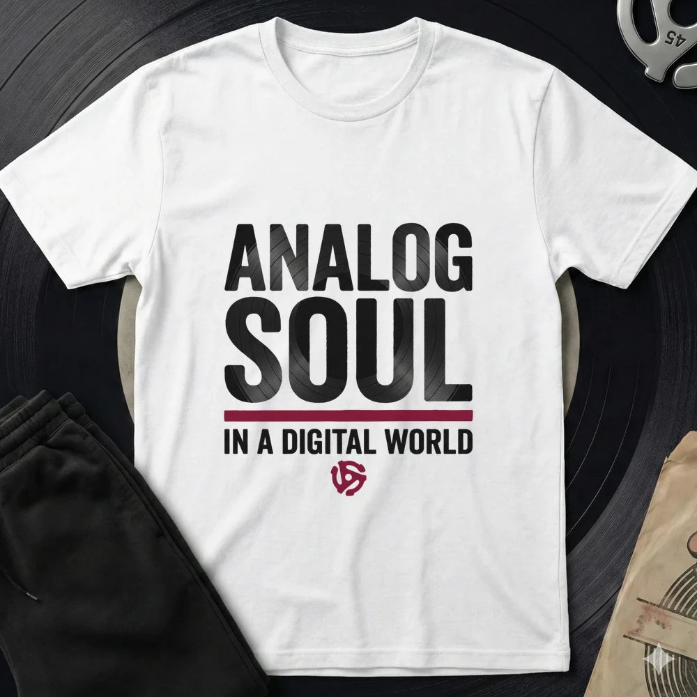 Analog Soul Digital World T-Shirt - White