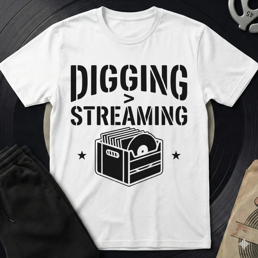 Digging Stream T-Shirt - White