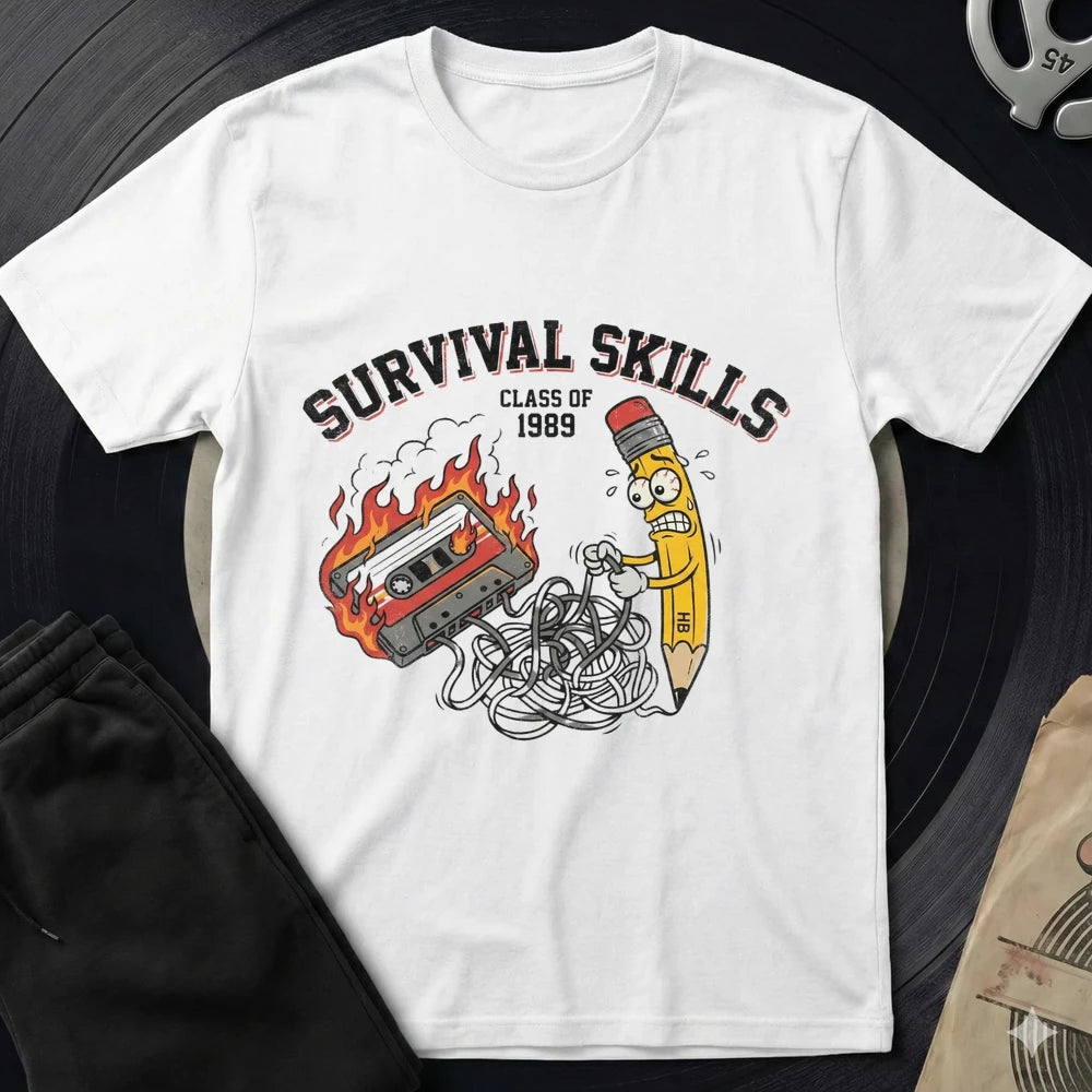 Survival Skills T-Shirt - White