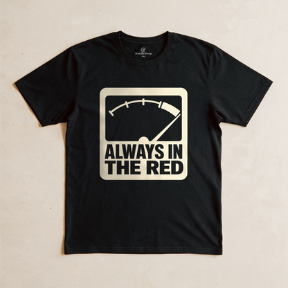 Always in the Red Tee - Black flatlay