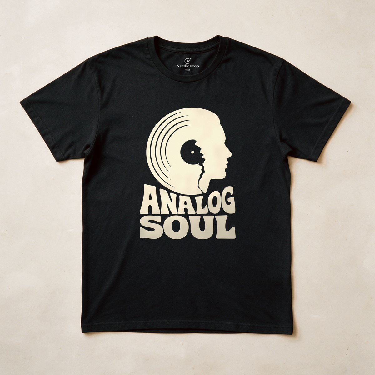 Analog Soul Tee - Black flatlay