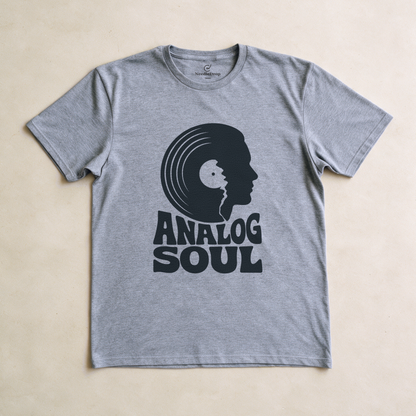 Analog Soul Tee - Sport Grey flatlay