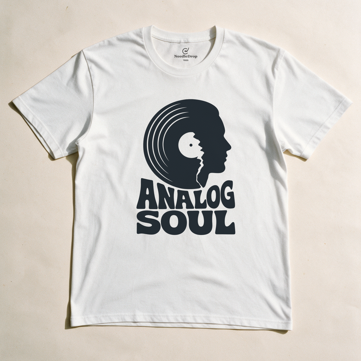 Analog Soul Tee - White flatlay