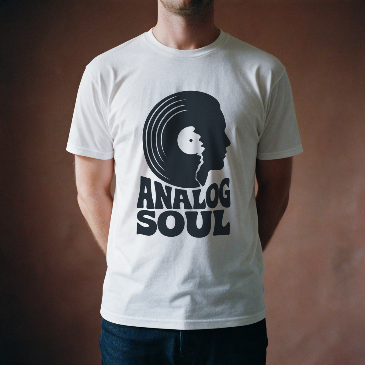 Analog Soul Tee - White draagfoto