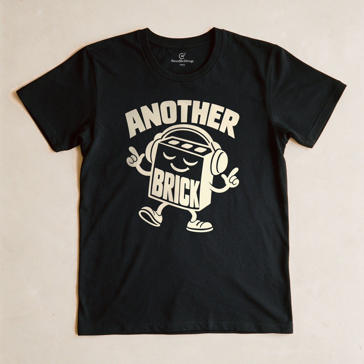 Another Brick Tee - Black flatlay