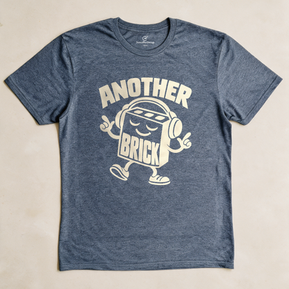 Another Brick Tee - Dark Heather Grey flatlay