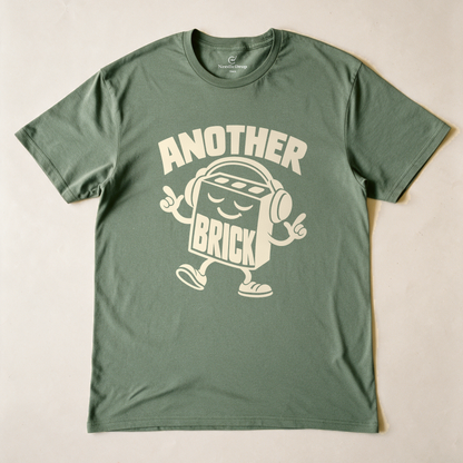 Another Brick Tee - Military Green flatlay