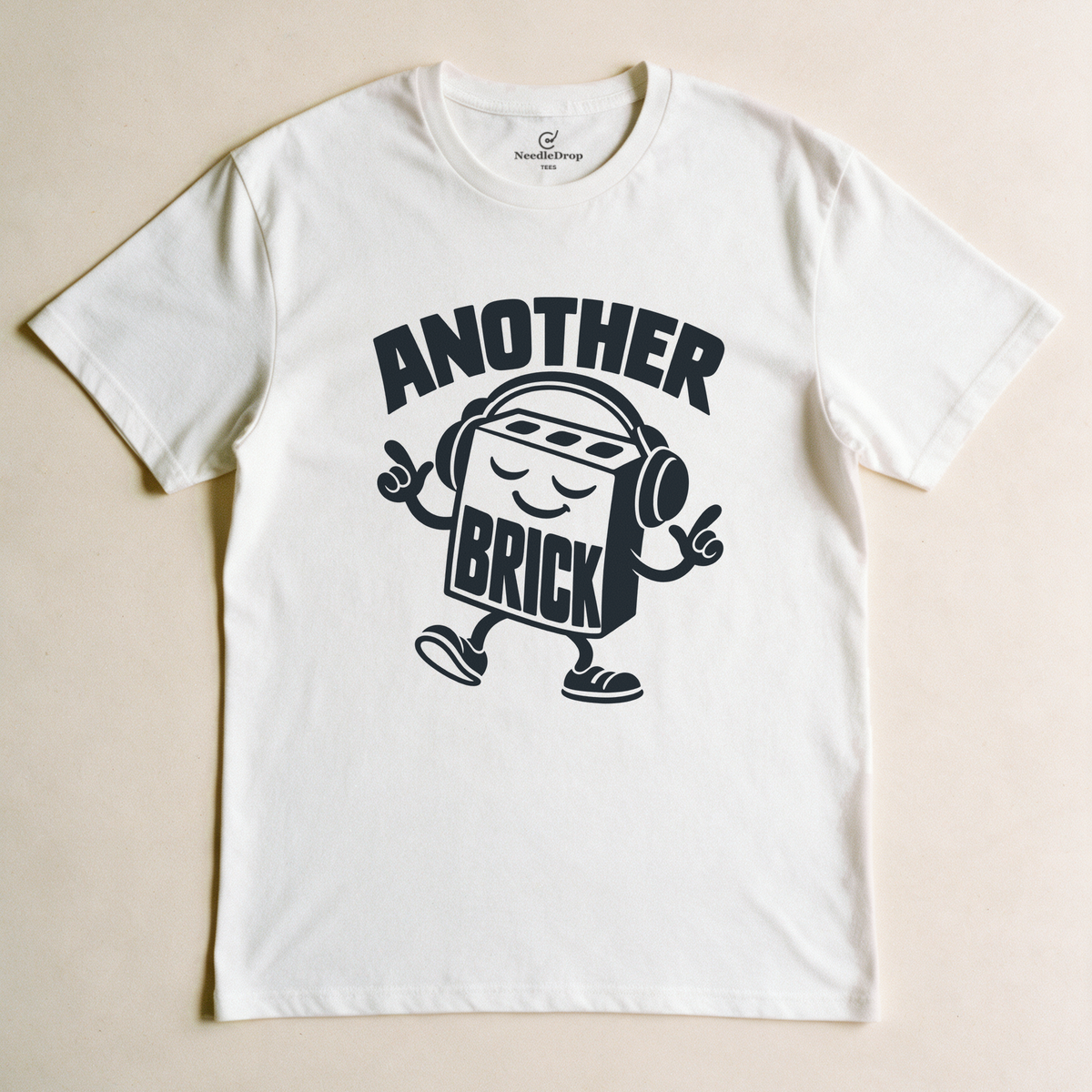 Another Brick Tee - White flatlay