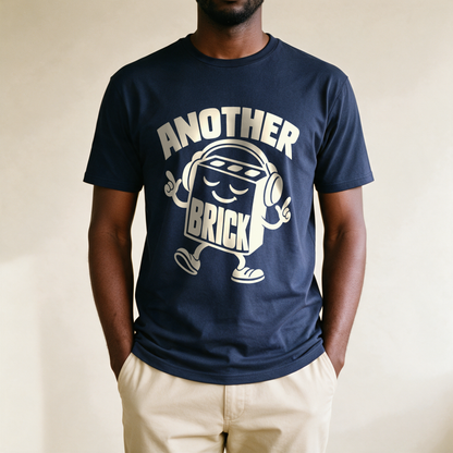 Another Brick Tee - Navy draagfoto