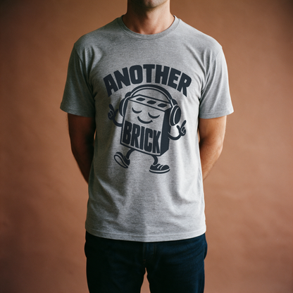 Another Brick Tee - Sport Grey draagfoto