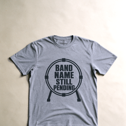Band Name Still Pending Tee - Sport Grey flatlay