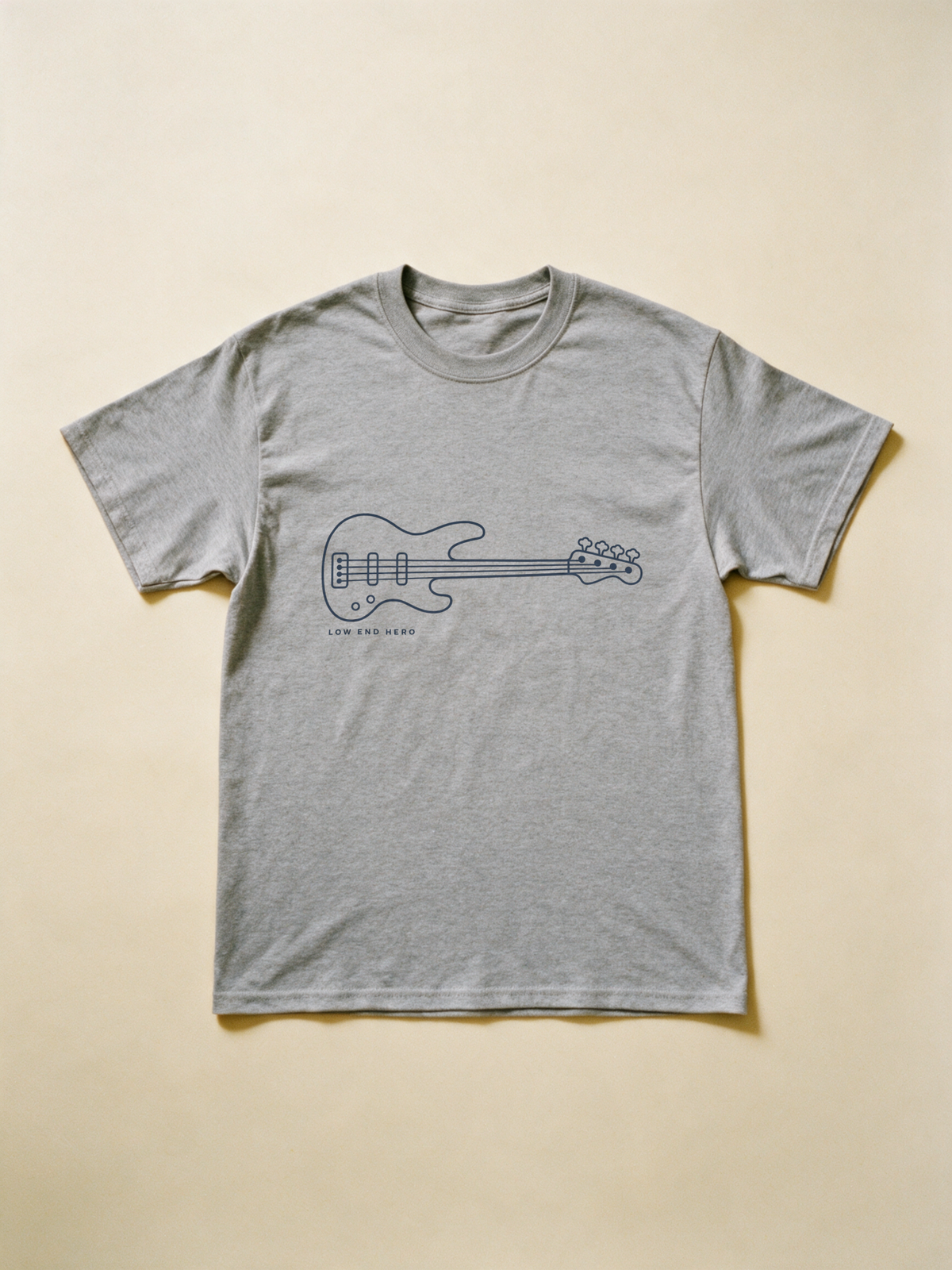 Low End Hero Tee - Sport Grey flatlay