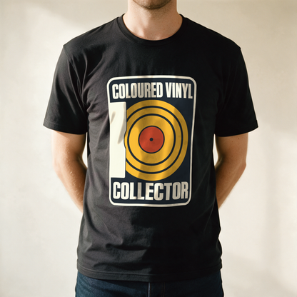 Coloured Vinyl Collector Tee - Black draagfoto