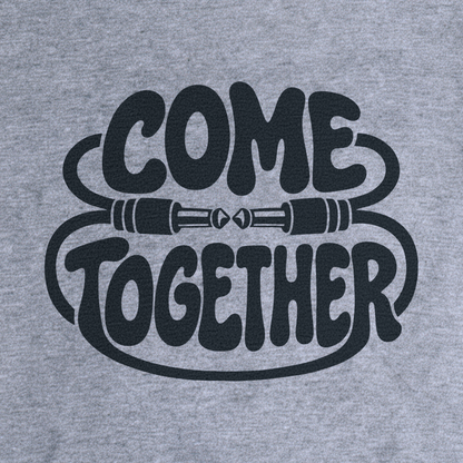 Come Together Tee - Sport Grey close-up print