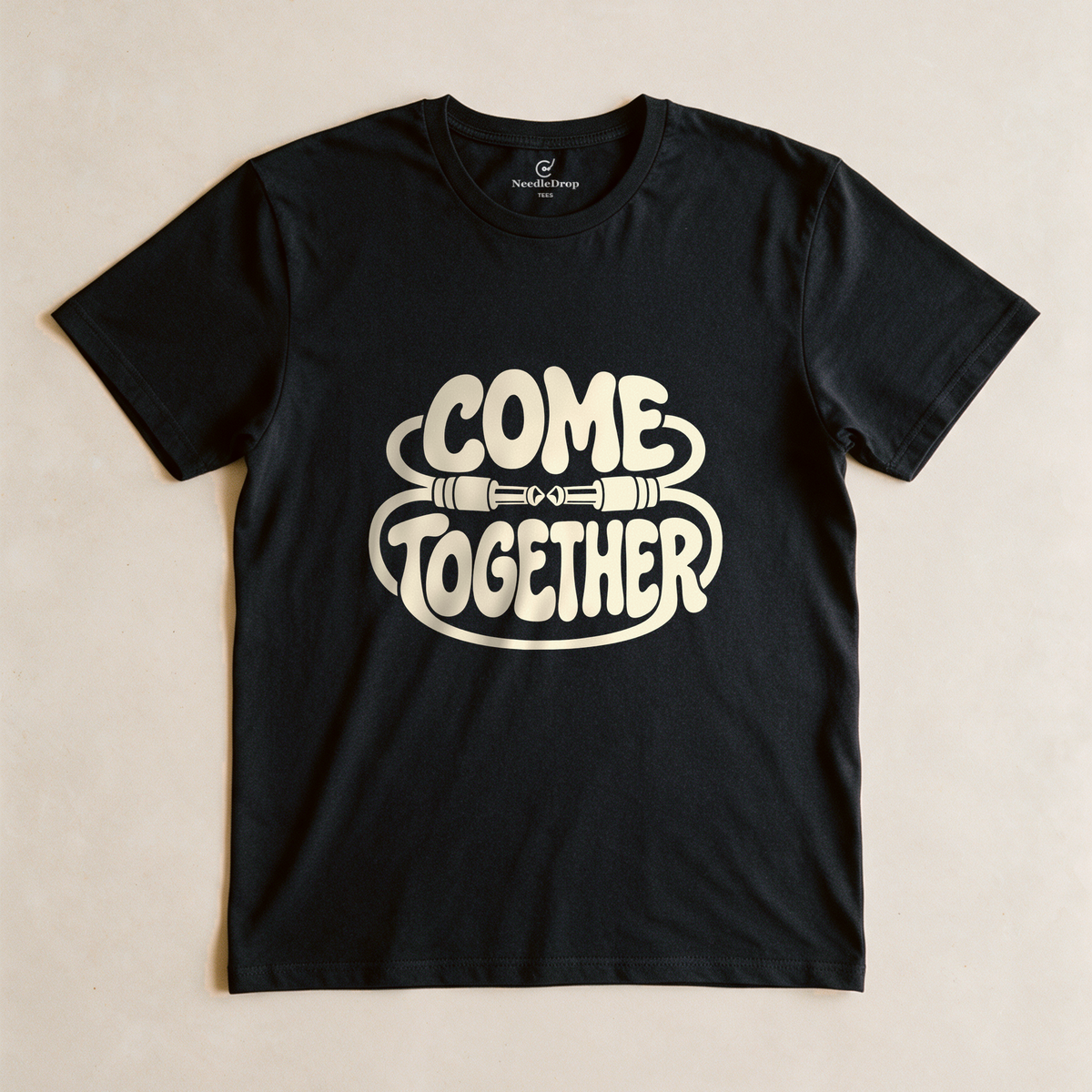 Come Together Tee - Black flatlay