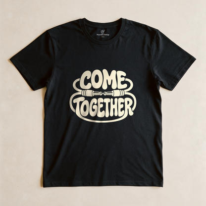 Come Together Tee - Black flatlay