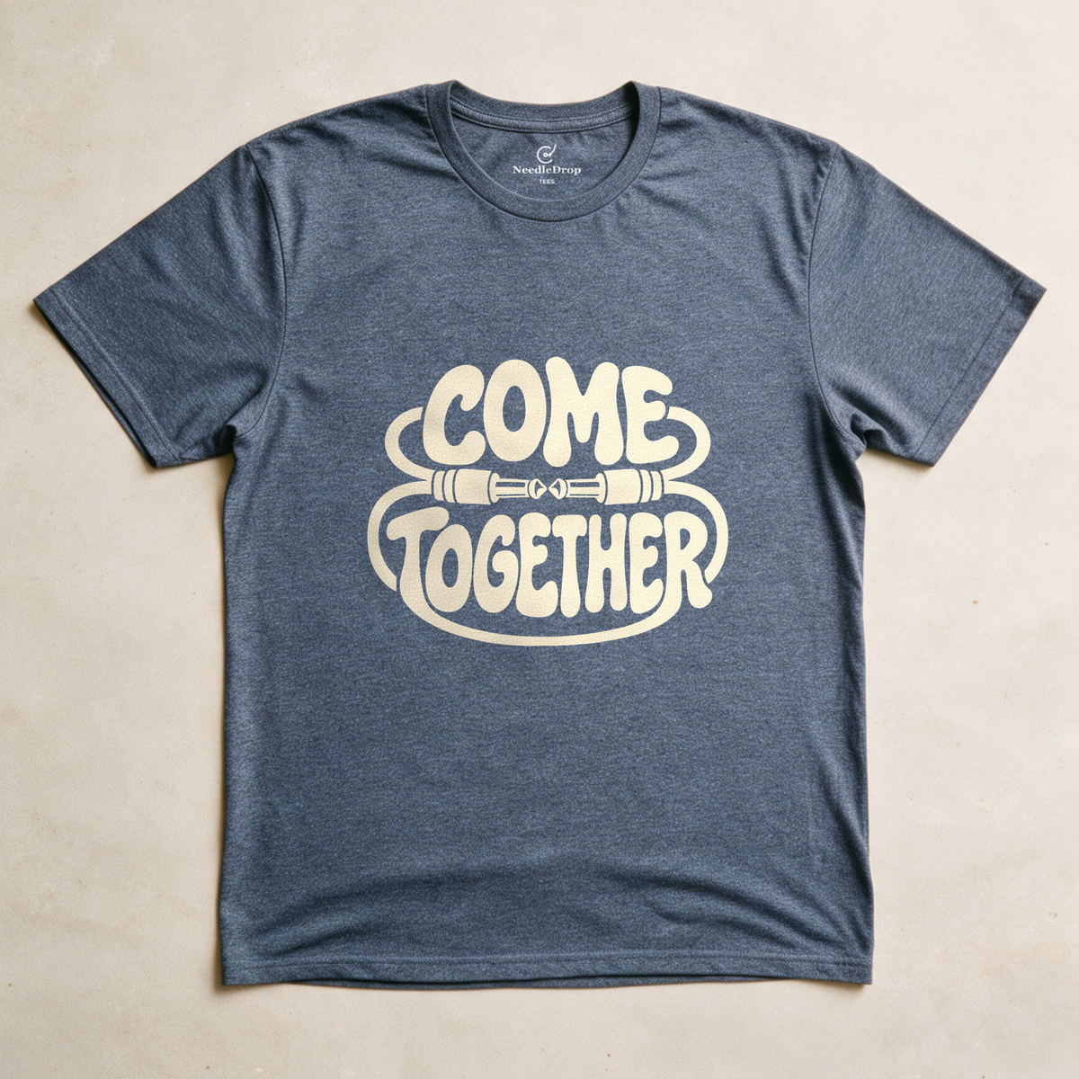 Come Together Tee - Dark Heather Grey flatlay