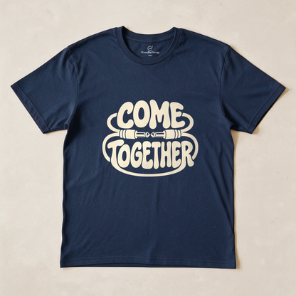 Come Together Tee - Navy flatlay