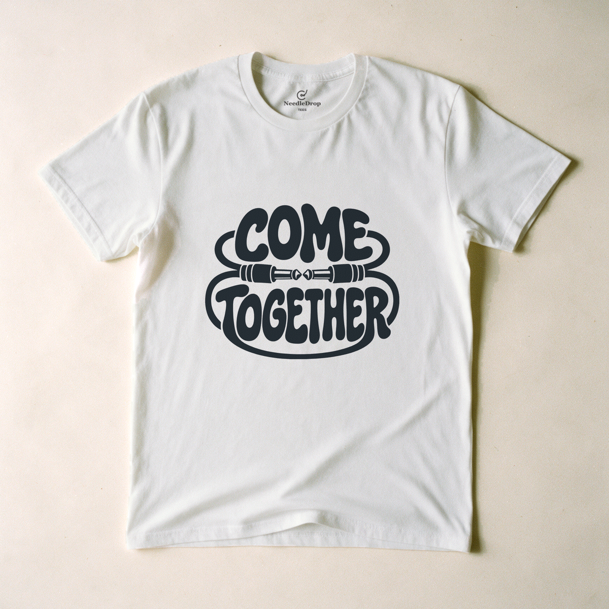 Come Together Tee - White flatlay