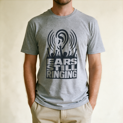 Ears Still Ringing Tee - Sport Grey draagfoto