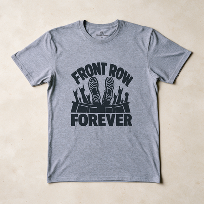 Front Row Forever Tee - Sport Grey flatlay