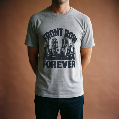 Front Row Forever Tee - Sport Grey draagfoto
