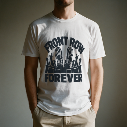 Front Row Forever Tee - White draagfoto