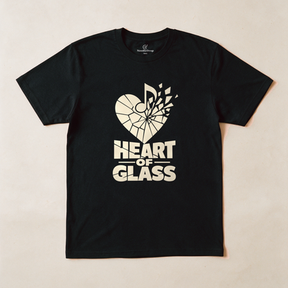 Heart of Glass Tee - Black flatlay