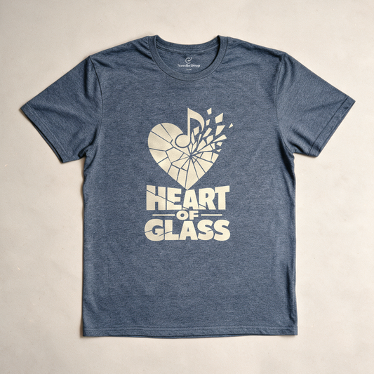 Heart of Glass Tee - Dark Heather Grey flatlay