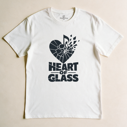 Heart of Glass Tee - White flatlay