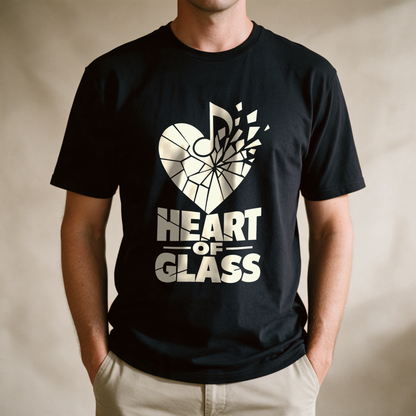 Heart of Glass Tee - Black draagfoto