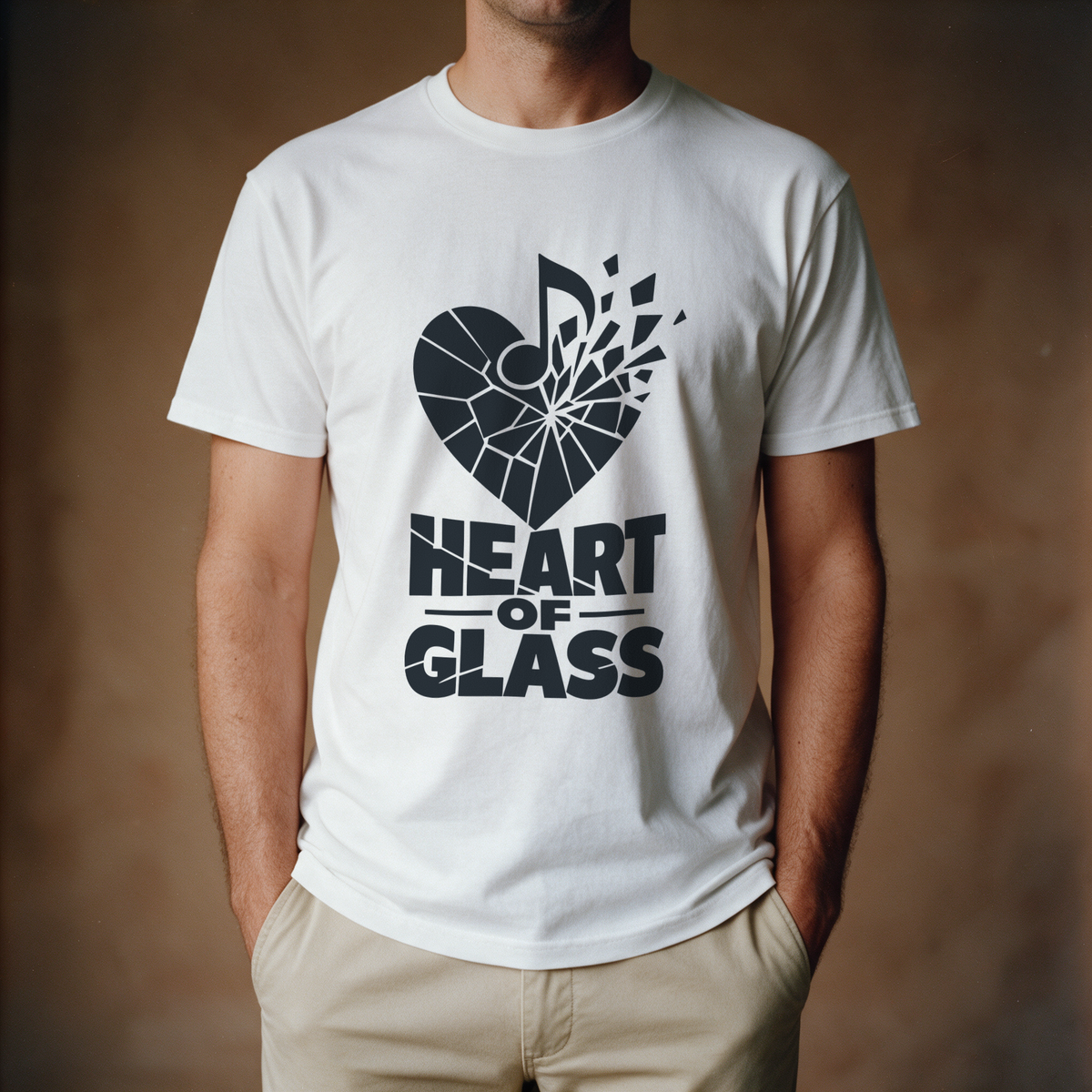 Heart of Glass Tee - White draagfoto