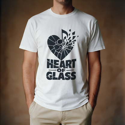 Heart of Glass Tee - White draagfoto