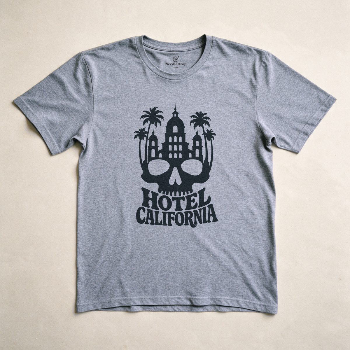 Hotel California Tee - Sport Grey flatlay