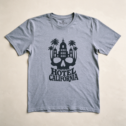 Hotel California Tee - Sport Grey flatlay