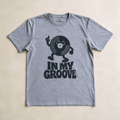 In My Groove Tee - Sport Grey flatlay