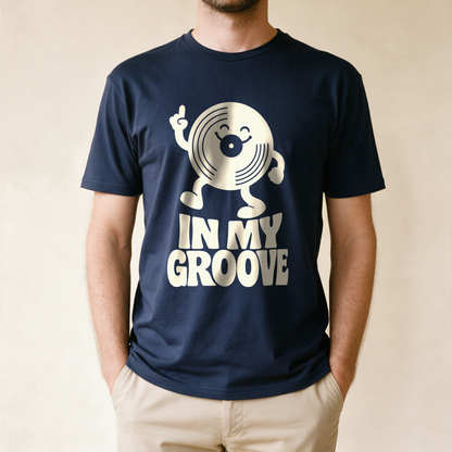 In My Groove Tee - Navy draagfoto
