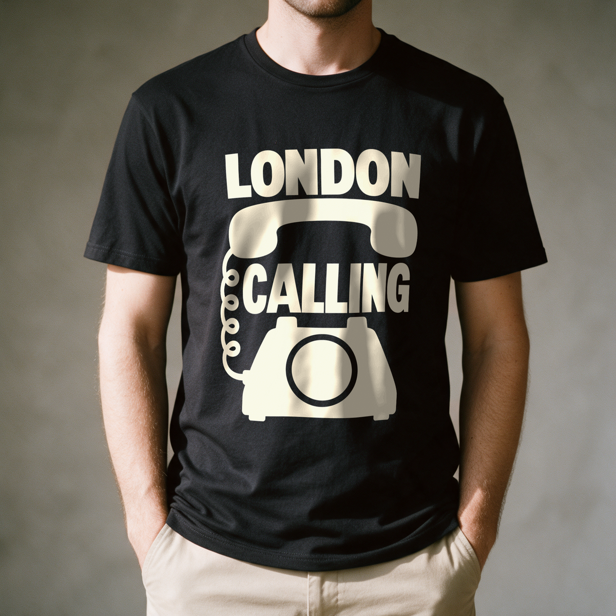 London Calling Tee - Black draagfoto