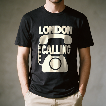 London Calling Tee - Black draagfoto