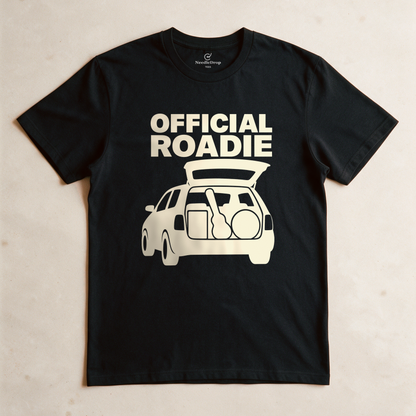 Official Roadie Tee - Black flatlay