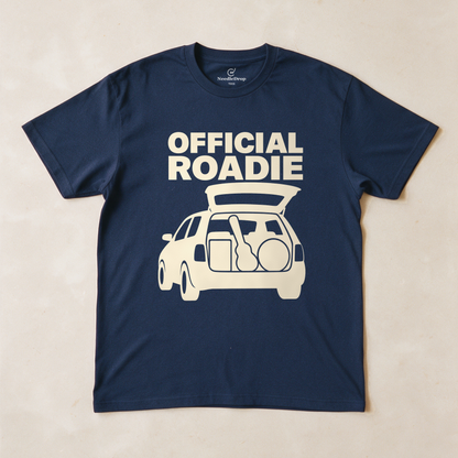 Official Roadie Tee - Navy flatlay