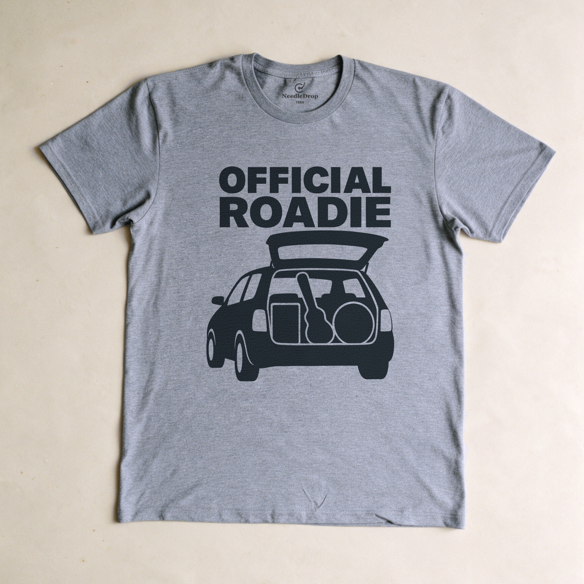 Official Roadie Tee - Sport Grey flatlay