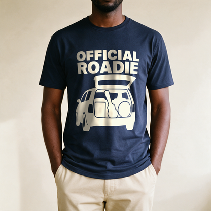Official Roadie Tee - Navy draagfoto