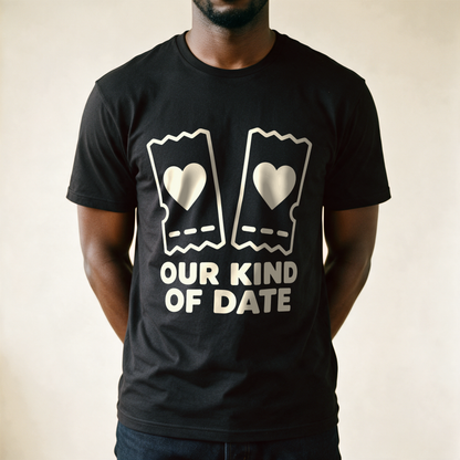 Our Kind of Date Tee - Black draagfoto